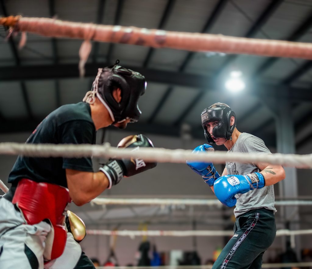 combat portrait boxeur